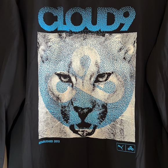 🎊Puma Men’s X Cloud9 Neon Esport Long Sleeve T-shirt👀 - Picture 5 of 8